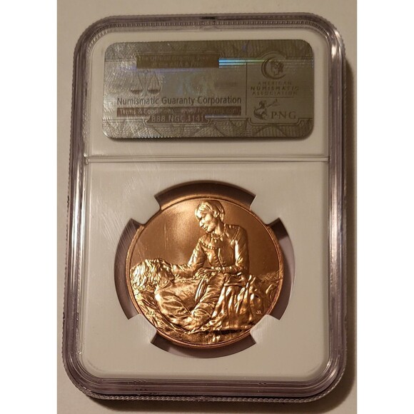 2009 Margaret Taylor U.S. Mint First Spouse Bronze Medal BU NGC - Picture 2 of 2